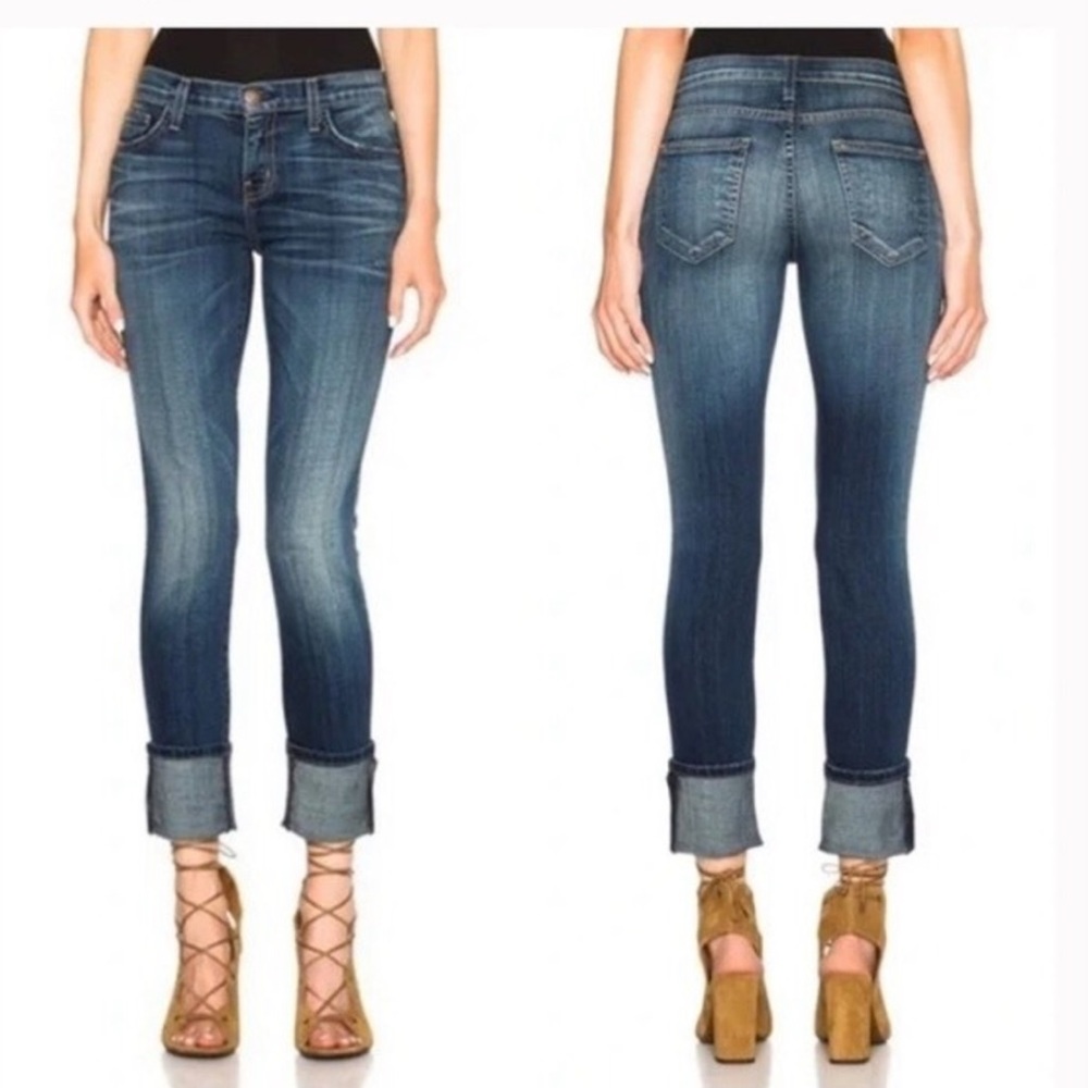 Current/Elliott The Roller Dark Wash Jeans
